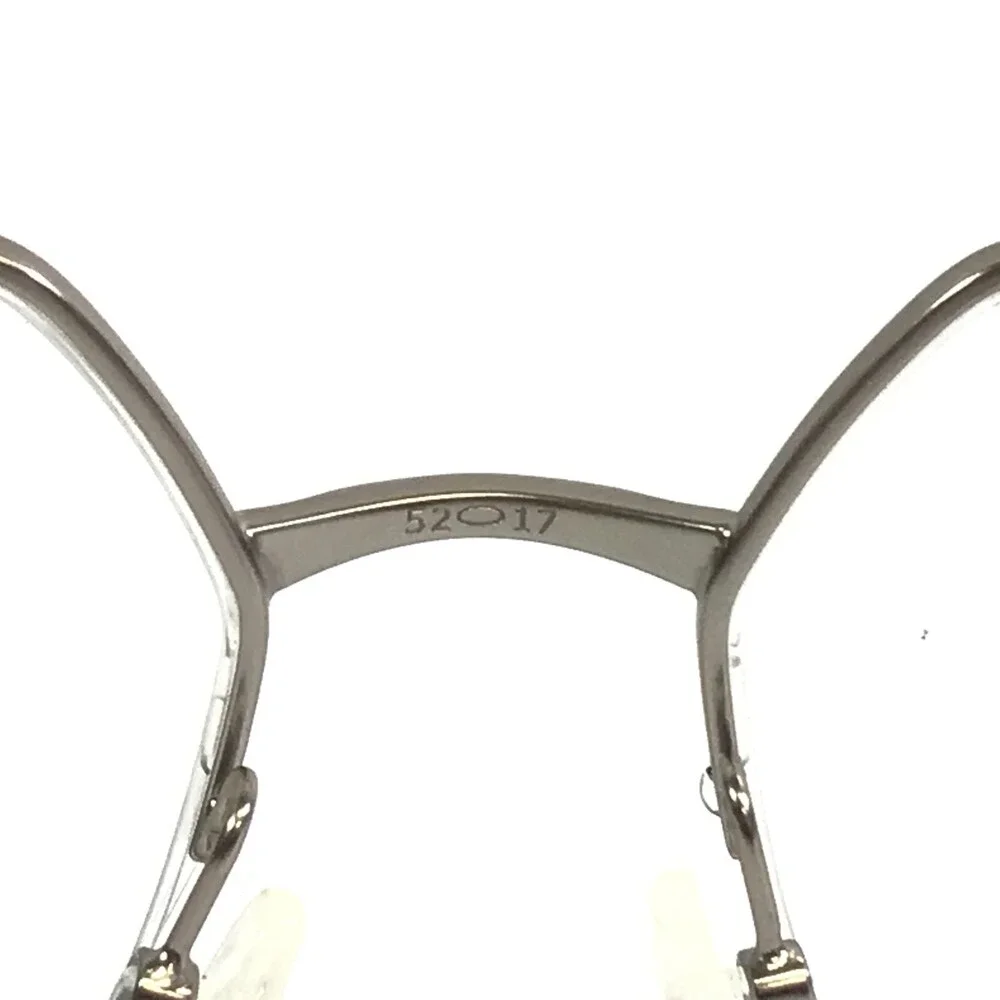Oakley Eyeglasses Frames Inner Foil OX3247-0352 Satin Chrome Half Rim 52-17-140